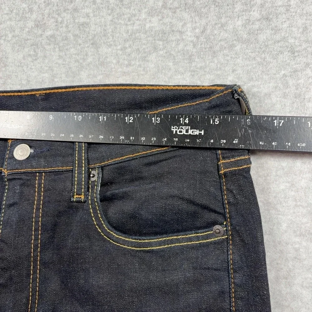 Levis 519 Jeans Mens 33x32 Blue Extra Slim Skinny Stretch Denim Dark Wash Pants